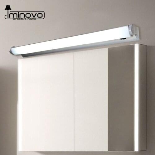 LED Mirror Lighting Bathroom Wall Lamp Vanity Light Fixture Sconce Modern Decor Stainless IP65 Waterproof Makeup with Switch