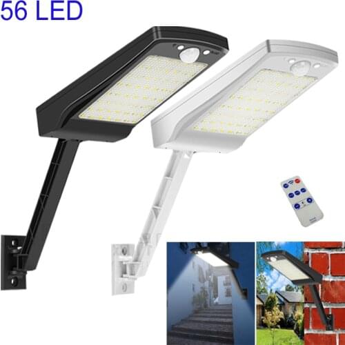 56 led solar light outdoors stage lamp llampara colgante ceiling wall security street hanging lights for home living room
