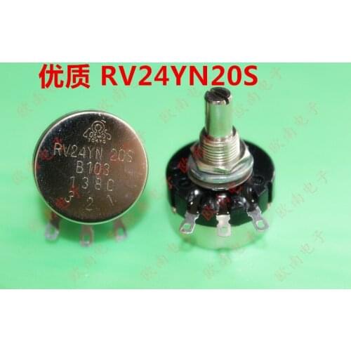 [VK] Japan TOCOS TOKYO RV24YN20S B504 B105 500K 1M single-turn carbon film potentiometer switch