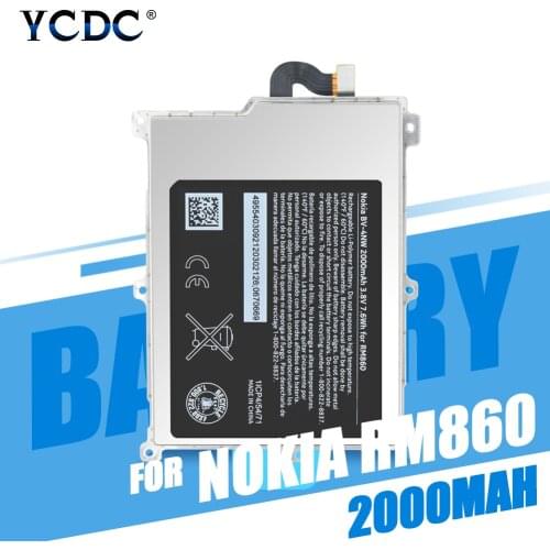 High Quality 3.8V 2000mAh BV4NW BV-4NW Battery Replacement Phone Batteries For Microsoft Nokia Lumia 928 RM5250 RM860