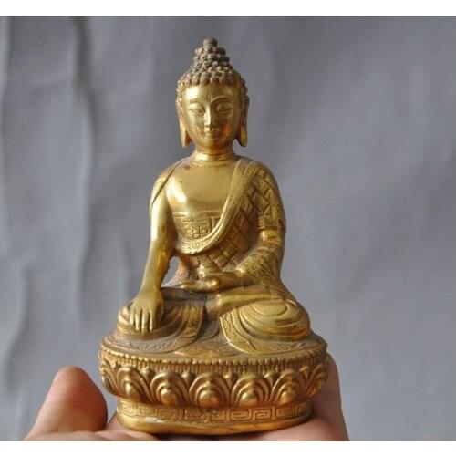Zhmui88002378+++old chinese buddhism bronze Medicine Buddha Bhaisajyaguru sakyamuni statue