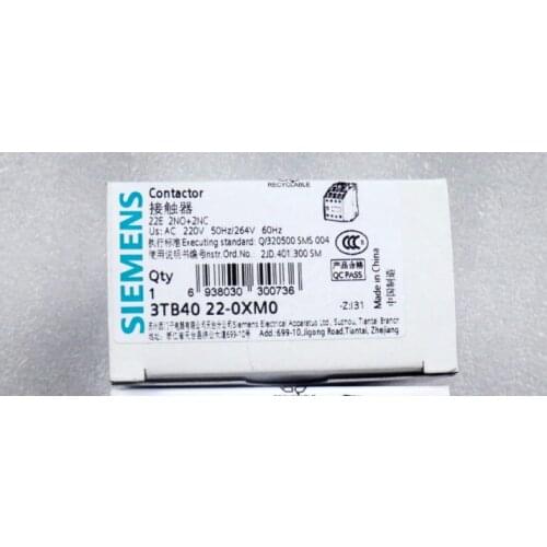 1PC New Siemens 3TB40 22-0XM0 3TB4022-0XM0 Contactor AC220V In Box