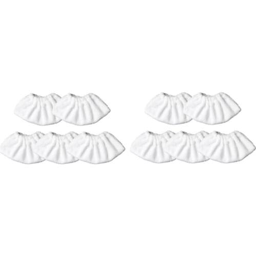 10Pcs Washable Replacement Cotton Terry Cloth Cover Pads Fit for Karcher SC2 SC3 SC4 SC5 Steam Cleaner Hand Tool