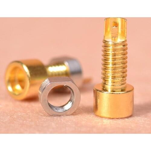 10pcs Universal MMCX Female Connector Plug for Shure Earphones DIY Pure Copper MMCX Plug Socket