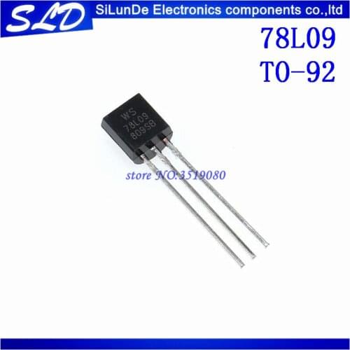 20pcs/lot 78L09 WS78L09 L78L09ACUTR REG LDO 9V 0.1A TO92-3 new and original in stock