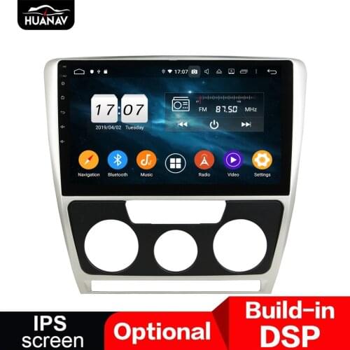 DSP Android 9 GPS Navigation Car DVD player for Skoda Octavia 2007-2009 auto radio auto stereo player head uint multimedia 4+64