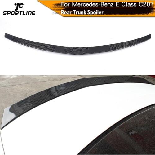 Carbon Fiber / FRP Car Rear Spoiler Trunk Lip Wing Boot Lip for Mercedes-Benz E Class W207 C207 Coupe 2009 - 2012