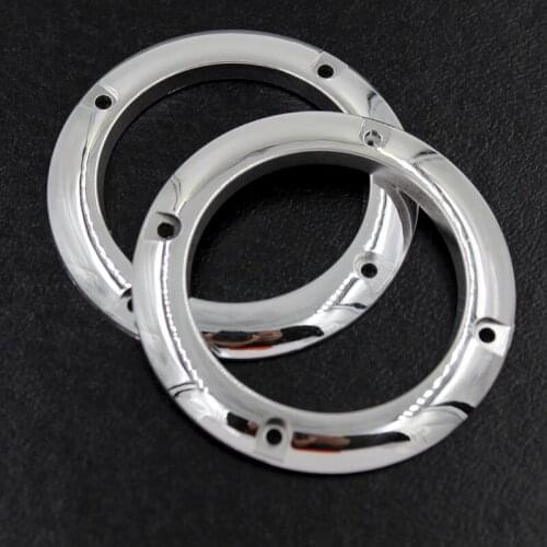 Free Shipping Newest One Pair 2.2" Metal Speaker Woofer Cover 66mm Silvery Frame Car Speaker Grille 2.2 inch