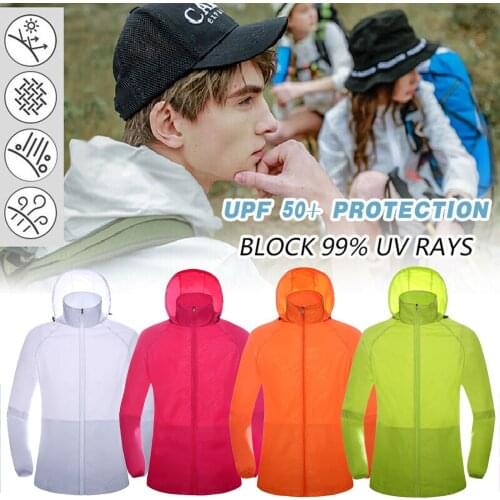Quick Dry Skin Coat Sunscreen Waterproof UV Women thin Outwear Ultra-Light Windbreake Jacket Women Men Windproof Coat Jacke