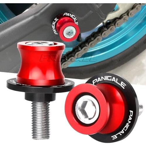 For DUCATI 899 PANIGALE 959 PANIGALE 1199 PANIGALE 1299 Motorcycle CNC Frame Stands M6 Screws sliders Swingarm Spools Slider 6MM