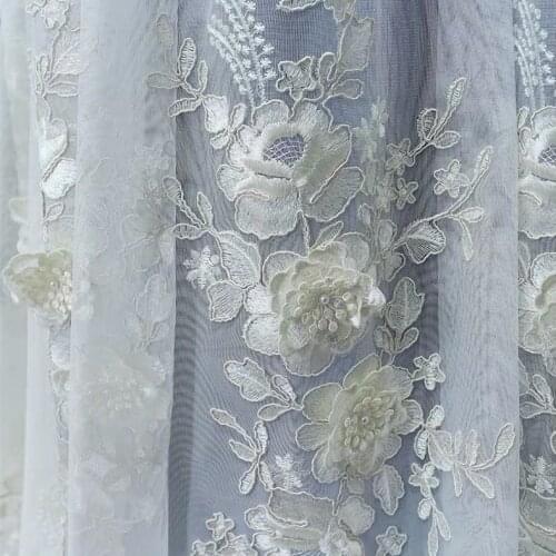 Europe Luxury Embossed Embroidered Tulle Curtain For Living Room Door Window Screen Elegant Pasted Velvet Voile Curtain