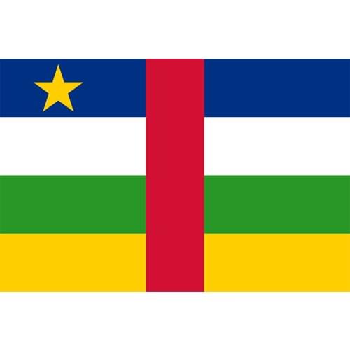 Central African Republic Flag Yehoy hanging 90*150cm For Decoration