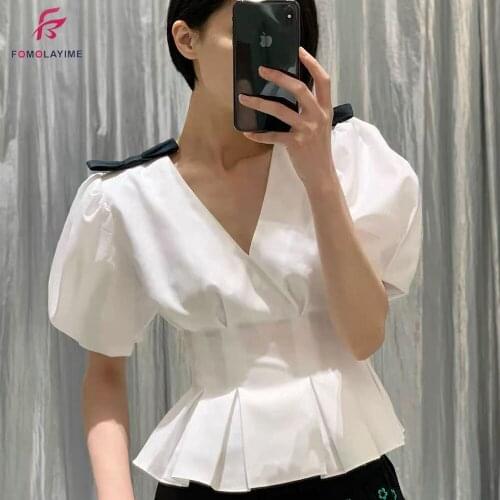 Женские блузки и рубашки Fomolayime China At AliExpress