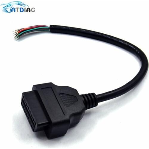 OBD OBD2 16Pin Female Extension Opening Cable Car Diagnostic Interface Connector OBD II Female Converter OBD2 Male Cable