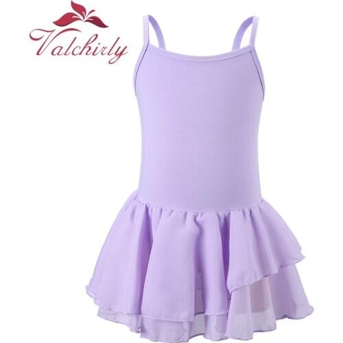 Camisole Girls Ballet Dance Dancewear Gymnastics Leotard Dress