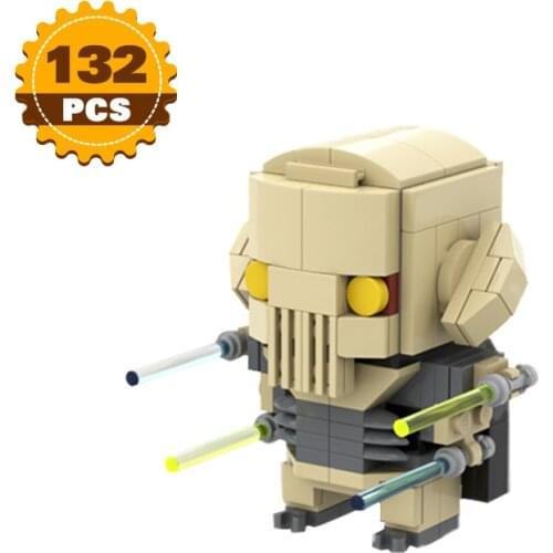 Moc Movie Brickheadz Character Generals Model Building Blocks Skull Generals Figure BricksToys for Birthday Boys Gift