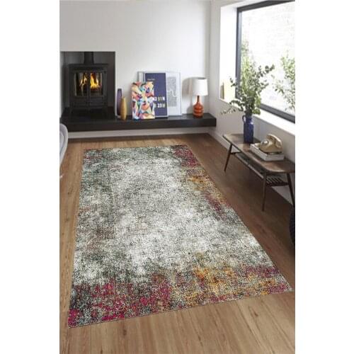 Tumbled Patterned Carpet (Machine Washable Slip-Resistant Leather Sole 140cm X 200cm) - CP407