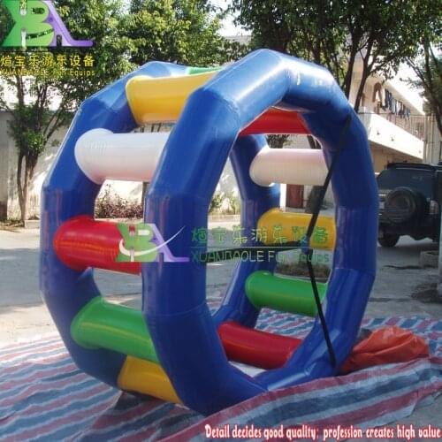 Inflatable water walking roller water roller wheel for lake