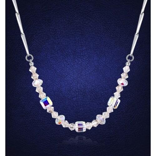 New Crystals from Swarovski Choker Necklace Luxury Collares Pendant Good Statement Necklace For Women Jewelry Bijoux