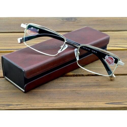 MEN Titanium alloy Senators Antireflective coated reader read Non spherical reading glasses +4.5 +5 +5.5 +6 +6.5 +7 +7.5 to +13
