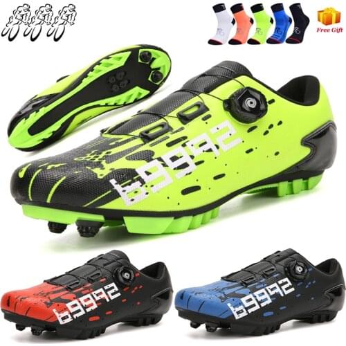 Professional Mountain Cycling Shoes Mens Outdoor Sports MTB Self-Locking Bicycle shoes 2021 New SPD Cycling Road Cycling Shoes
