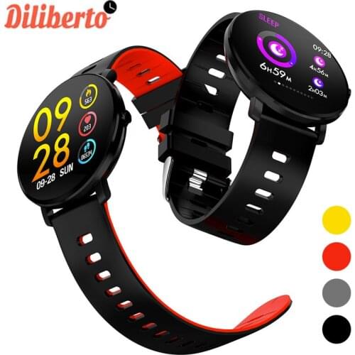 Diliberto K9 Smart Watch IP68 Waterproof Heart Rate Monitor Fitness Tracker Wristwatch Sports Smart Watch Fashion Men Women