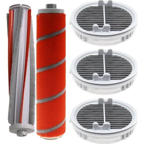 Hepa Filter Main Rolling Mite Removal Brush Replacement for Xiaomi Roidmi F8 Handheld Wireless Vacuum Cleaner Cleaning Kits