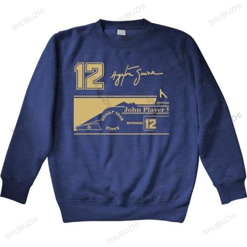 Men sweatshirt spring Ayrton Senna Jps Tribute hoodies 12 Signature unisex sweatshirt men top