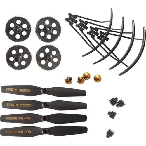 VISUO XS812 Foldable Drone propeller guard ring blade cap propellers cover Gear Main gear RC Quadcopter Spare Parts