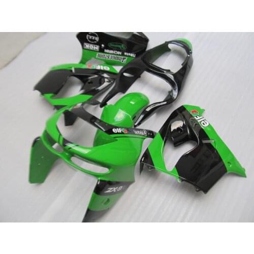 High quality ABS plastic Fairing kits for Kawasaki ZX-9R 1998 1999 NINJA zx9r 98 99 green black bodywork fairings set TR11
