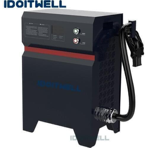 LCD display high power 72V battery charger 72V 90A Professional Custom Automatic fast battery pack charger with PFC and can bus