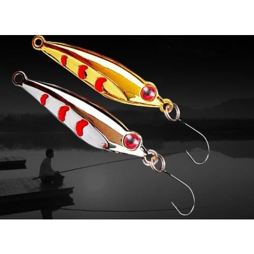 1 Pcs Shrimp Bait Sequin Metal Bait Swing Horsemouth False Bait Freshwater Single Hook Fishing Gear 4G / 2.5G