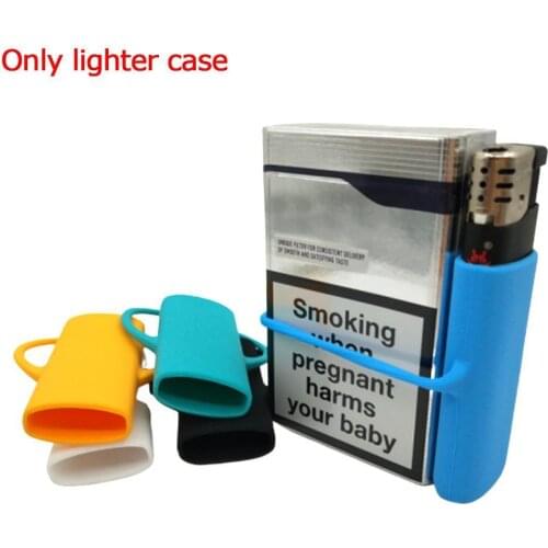1 Piece Of Diy Waterproof Silicone Lighter Protective Cover Non-slip Cigarette Lighter Lighter Tool Set Holder Accessories