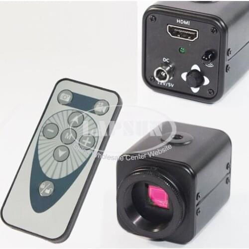 Wireless Control 1080P Full HD HDMI Video Industry Microscope Camera System Support C-Mount Lens For PCB SMD SMT Repair Review