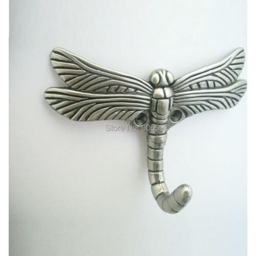 6pcs lot free shipping Zamak decorative wall mounted coat hooks,wall hook,vintage coat hook