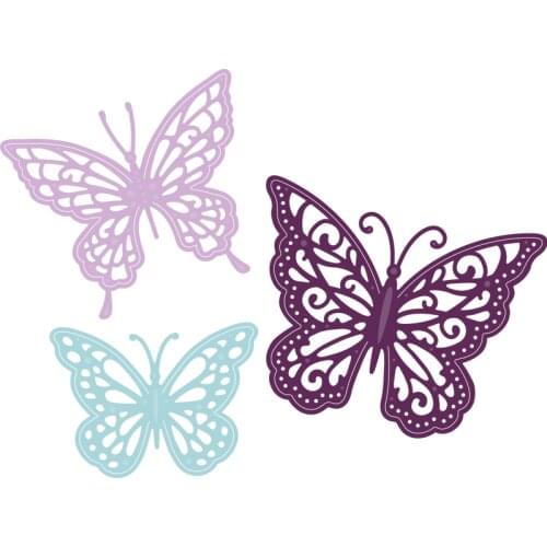 Kaleidoscope of butterflies Metal Cutting Dies Stencils For DIY Scrapbooking Paper Cards Handcraft Embossing Template Decor