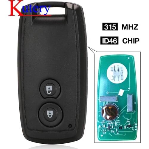 Kutery Keyless go 2 BUTTONS Entry Smart Card Remote Key 315MHZ ID46 chip for Suzuki Swift SX4 Grand Vitara KBRTS003
