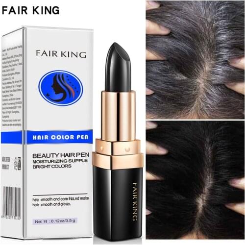 Hair Chalk Lipstick Color Pen Non-toxic Cover Gray Crayon Temporary Hair Dyeing NOV99