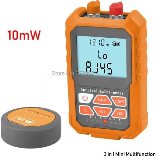 Mini Multifunction 3 in1 Optical Power Meter Visual Fault Locator Network Cable Test 10mW Visual Fault Locator,Charging type