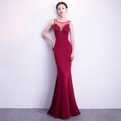 Fashion Black Satin Mermaid Chinese Cheongsam Dress Women Qipao Long Party Dresses Traditional Evening Gown Sexy Qi Pao Costume