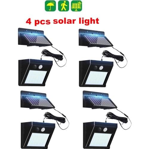 30 LED Solar Power PIR Motion Sensor Wall Light 30 LED Outdoor Energy Saving Street Yard Path Home Garden Security Lampoptional