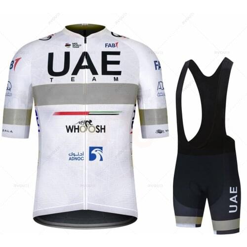 New UAE CYCLING TEAM JERSEY 19D Bike Shorts WEAR Suit Ropa Ciclismo MEN Summer Quick Dry Bike BICYCLING Maillot Pants Clothing