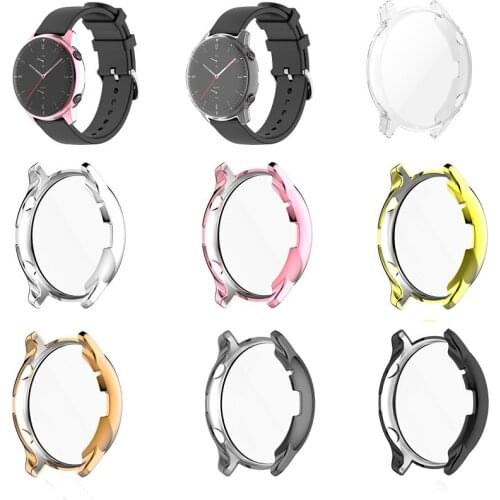 New TPU Plating Screen Protective Case Cover For Xiaomi Huami Amazfit GTR2 A1951 Watch Frame for Huami Amazfit GTR 2 Shell Cases