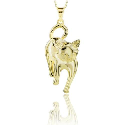 Cat Necklace 925 Sterling Silver