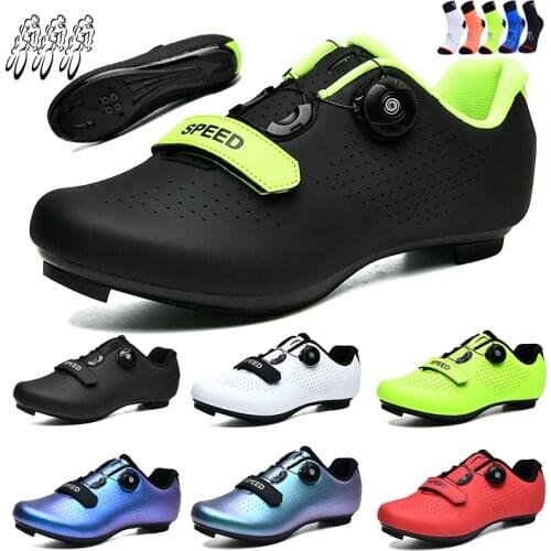 Professional Cycling Shoes Mens Outdoor Sports Self-Locking Road Cycling Shoes Sapatilha Ciclismo Mtb Womens Sports Cycling
