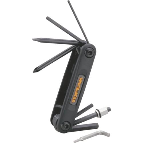 Topeak X-Tool 10 functions Bicycle Folding Mini Bicycle Multi-tool TT2321B 2/2.5/3/4/5/6/8mm Allen Wrench T25 PH2
