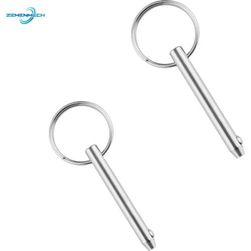 2PC 9/32Inch Marine Grade Stainless Steel Quick Release Ball Pin for Boat Bimini Top Deck Hinge Hardware Boat Accessories Yacht