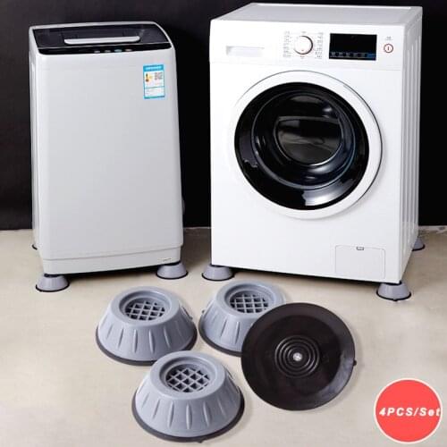 4pcs/set Anti-Vibration Feet Pads Universal Washing Machine Rubber Mat Furniture Dryer Refrigerator Base Fixed Non-Slip Pads