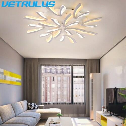 Acrylic Led Chandelier For Living Room Bedroom Dining Room Ceiling lights Modern chevron Chandelier Ceiling Lighting Fixture