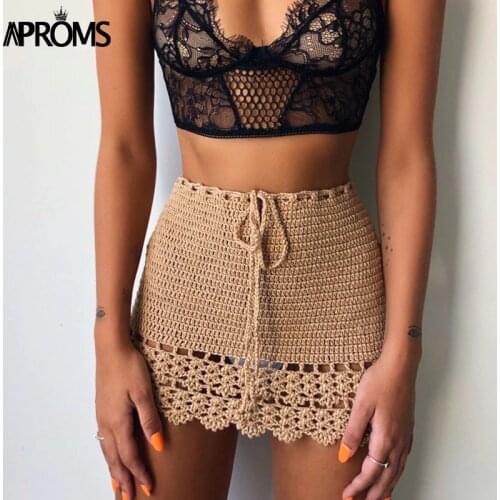 Женские летние юбки APROMS China At AliExpress